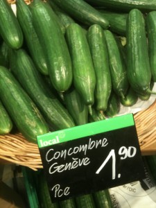 Cucumbers in Manor Supermarket