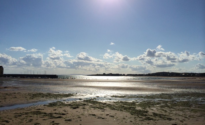 Elie harbour and sands, Scotland