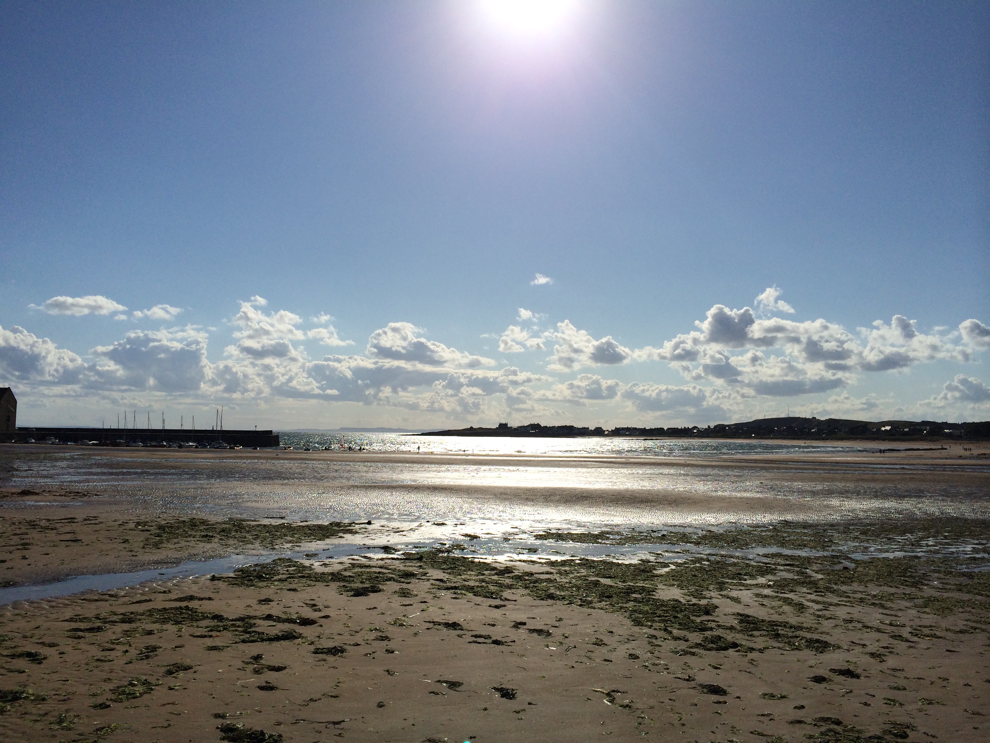 Elie harbour and sands, Scotland